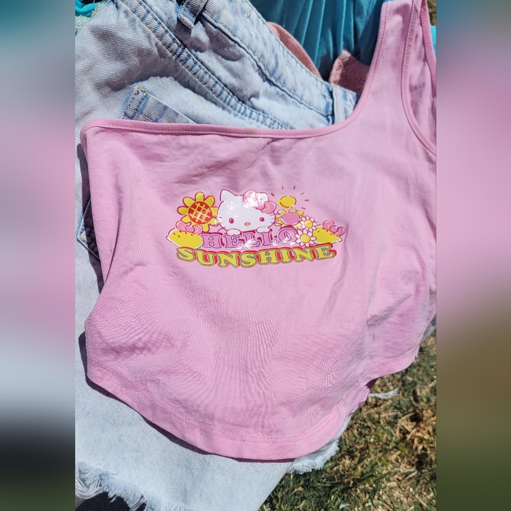 Hello kitty crop top